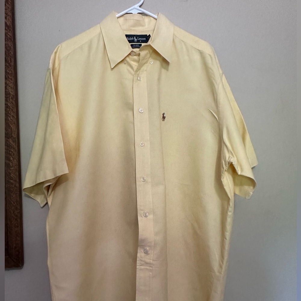 Ralph Lauren Blaire short sleeve button up- XL